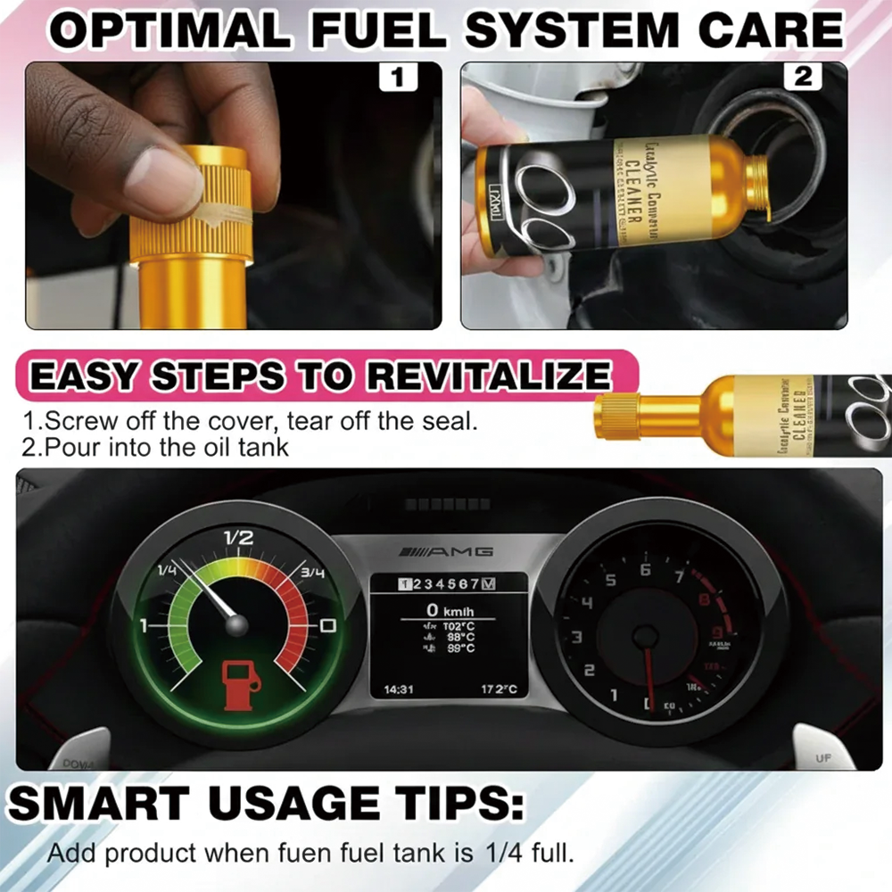 🏆LAST DAY SALE BUY 3 GET 3 FREE!!🔥 - Boost up catalytic converter cleaner