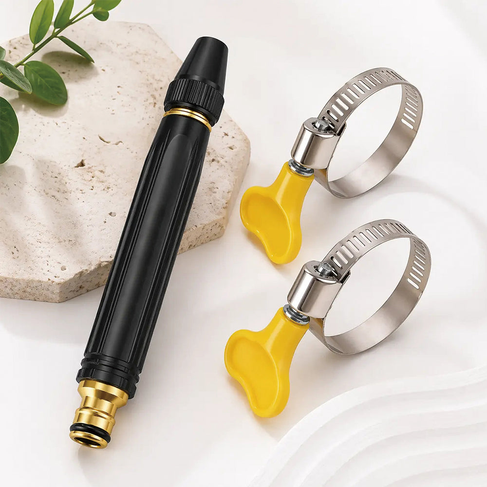 Heavy Duty Hose Nozzle with Adjustable Spray Patterns for Car Washing and Garden Watering