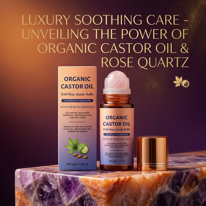 SlimXify® Organic Castor Oil Roll-On Pure organic nourishment for a softer, glowing complexion.