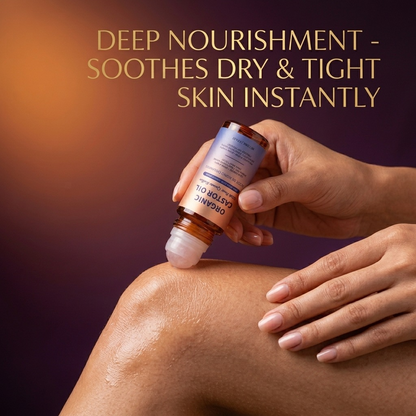 SlimXify® Organic Castor Oil Roll-On Pure organic nourishment for a softer, glowing complexion.