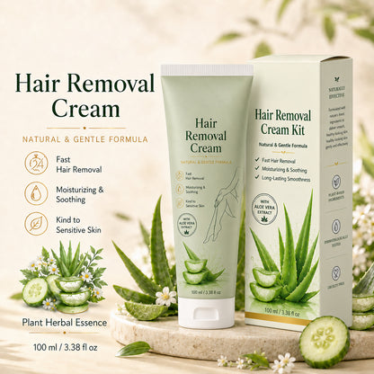 SlimXify™ Natural Gentle Hair Removal Cream | For Women & Men, Sensitive Skin