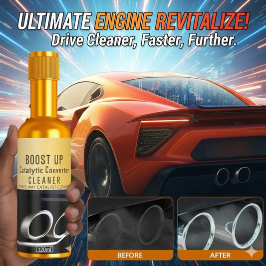 🏆LAST DAY SALE BUY 3 GET 3 FREE!!🔥 - Boost up catalytic converter cleaner