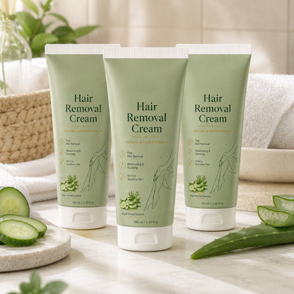SlimXify™ Natural Gentle Hair Removal Cream | For Women & Men, Sensitive Skin