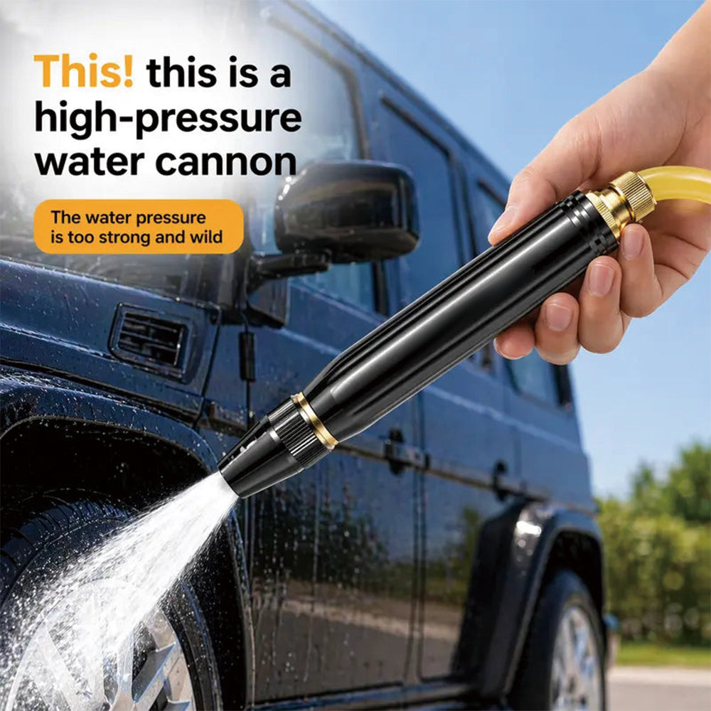 Heavy Duty Hose Nozzle with Adjustable Spray Patterns for Car Washing and Garden Watering