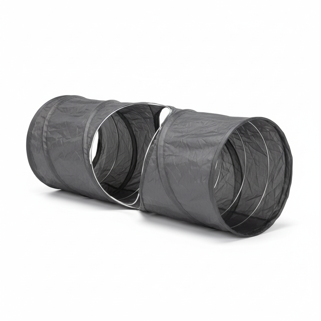 Variant 3 – Charcoal Grey collapsible cat play tunnel toy